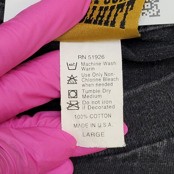 Vintage Y2K Biker Week Shirt Large 21x28 Faded USA - Picture 8 of 15